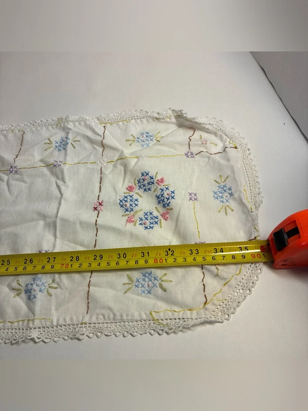 Vtg Lot of Doilies, Embroidery, Runners and Lace. Different sizes and patterns.
